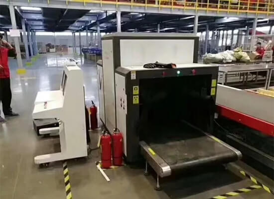 貨檢X光機(jī)在快遞公司的使用