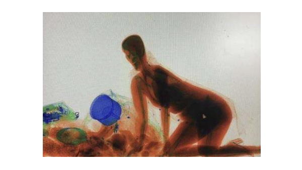 在車(chē)站過(guò)X光安檢機(jī)時(shí)顯示屏中會(huì)呈現(xiàn)出什么？