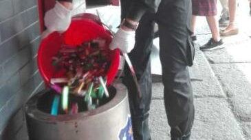 在故宮每天安檢機(jī)能檢出一萬個打火機(jī)